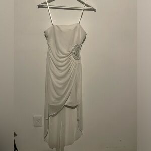 Y2K White fairy‎ diamond dress medium